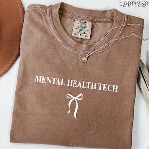 Mental Health Tech tshirt MHT Shirt Gift for Mental Health Technician Grad Behavioral Health Tech Shirt Psychiatric Tech Crewneck