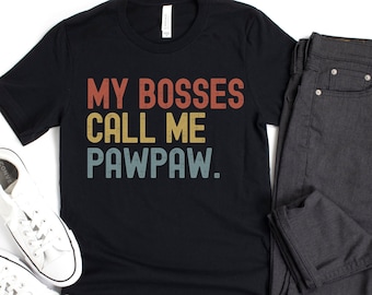 Pawpaw Gifts, Pawpaw The Man The Myth The Legend T-Shirt for Men, Paw Gift Ideas for Birthday, Father&#39;s Day, Baby Announcement Reveal, Retro