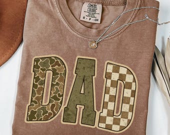 Dad Camo Shirt, Hunting Dad Tshirt, Gift For New Dad, Hunting Season Shirt, Father's Day Gift For Dad