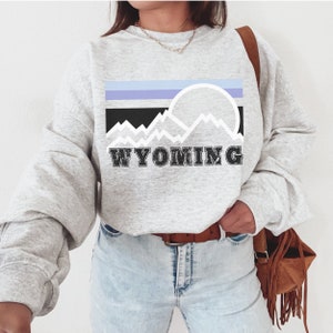 Wyoming Sweatshirt|Wyoming State Sweatshirt|Wyoming Pride Sweatshirt|Cowboy state sweatshirt| WY sweatshirt|I Wyoming Cowboy