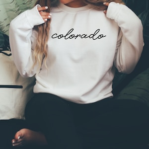 Colorado Sweatshirt, Colorado shirt, Colorado Gifts, Colorado Sweater, Hiking Sweatshirts