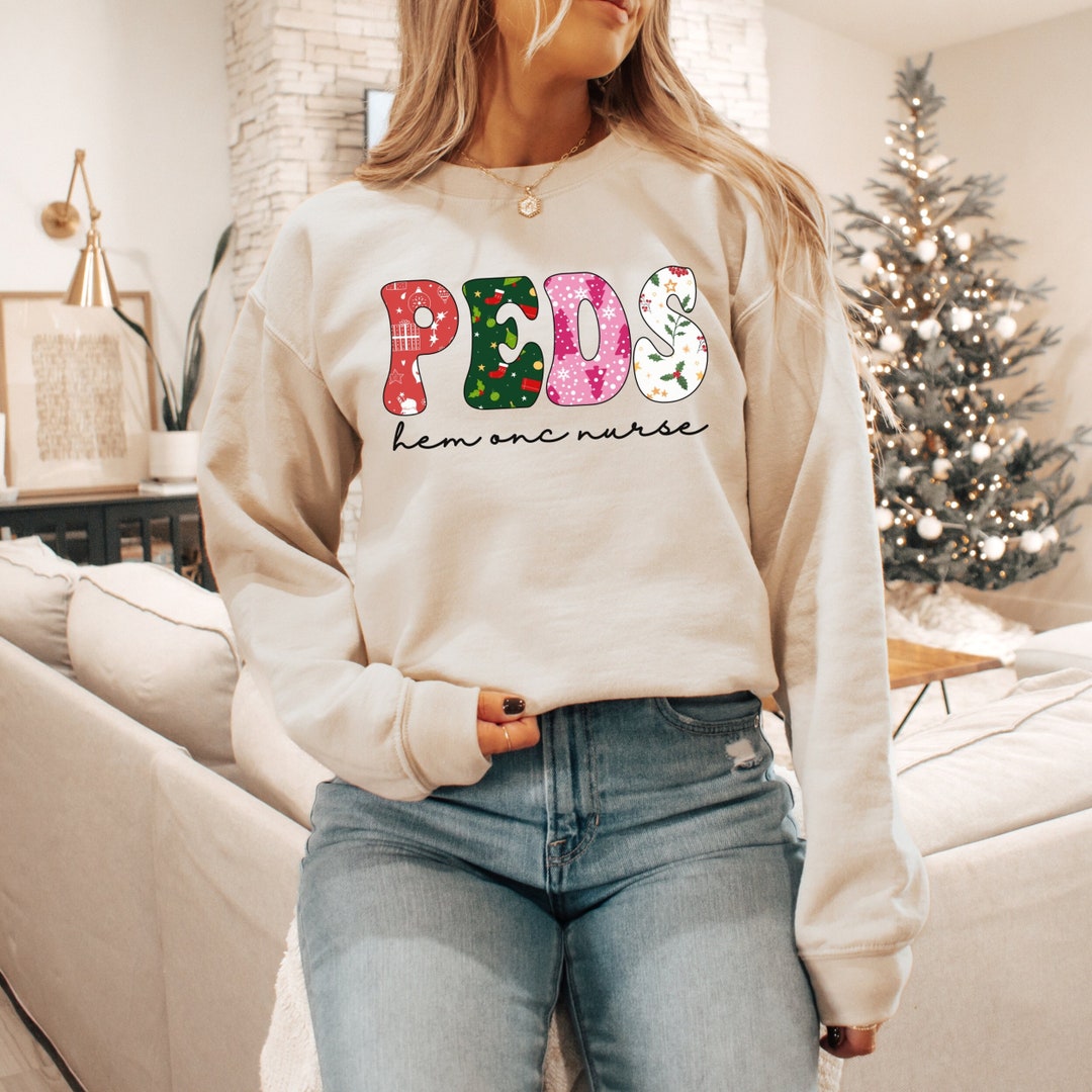 Pediatric Oncology Sweatshirt, Peds Hem Onc Nurse, Pediatric Hematology ...