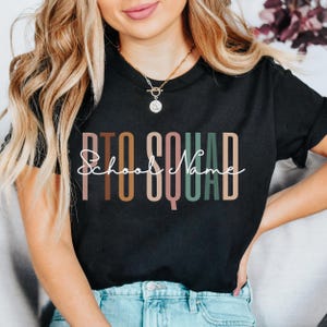 Custom PTO Shirt, PTO Squad Shirt, Parent Teacher Organization Shirt, Parent Teacher Association Shirt, PTA Crew Gifts