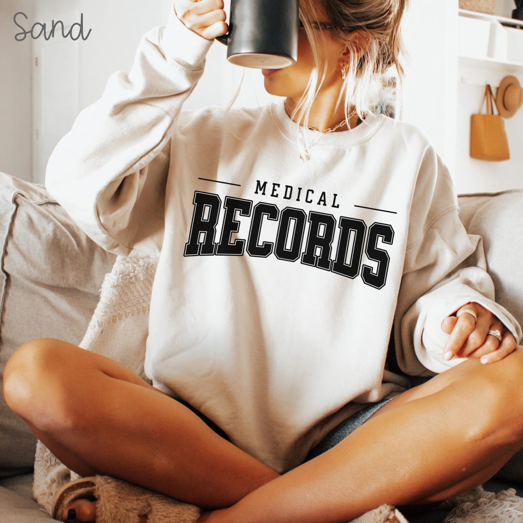 Iknowmed Merch Medical Records Shirt, Medical Records Custom Name Sweatshirt, Medical ...