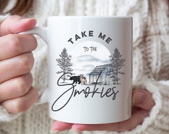 Smoky Mountain Mug, Smoky Mountains Gift, Smokey Mountains, National Parks Mug