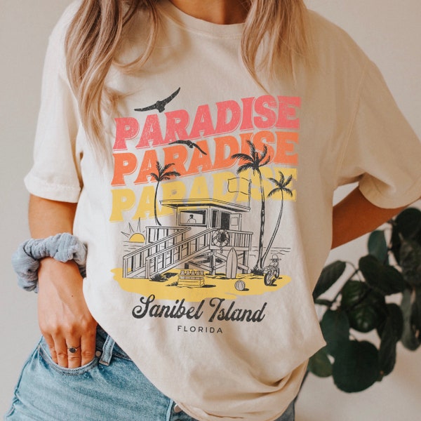 Sanibel Island shirt, Comfort Colors Shirt, Sanibel Island Seashell T-shirt, Florida Shirt, Super Soft and Comfortable, Sanibel Gift