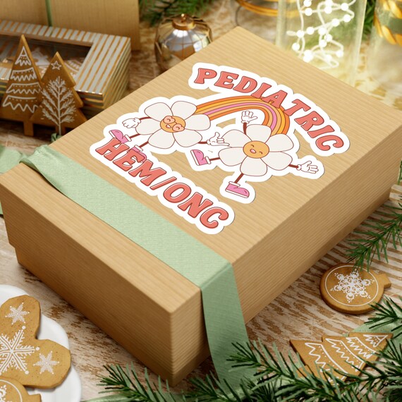 Pediatric Oncology Sticker Peds Hem Onc Nurse, Pediatric Hematology Oncology gift, Cancer Nurse, Pediatric Nurse Gift, stocking stuffer