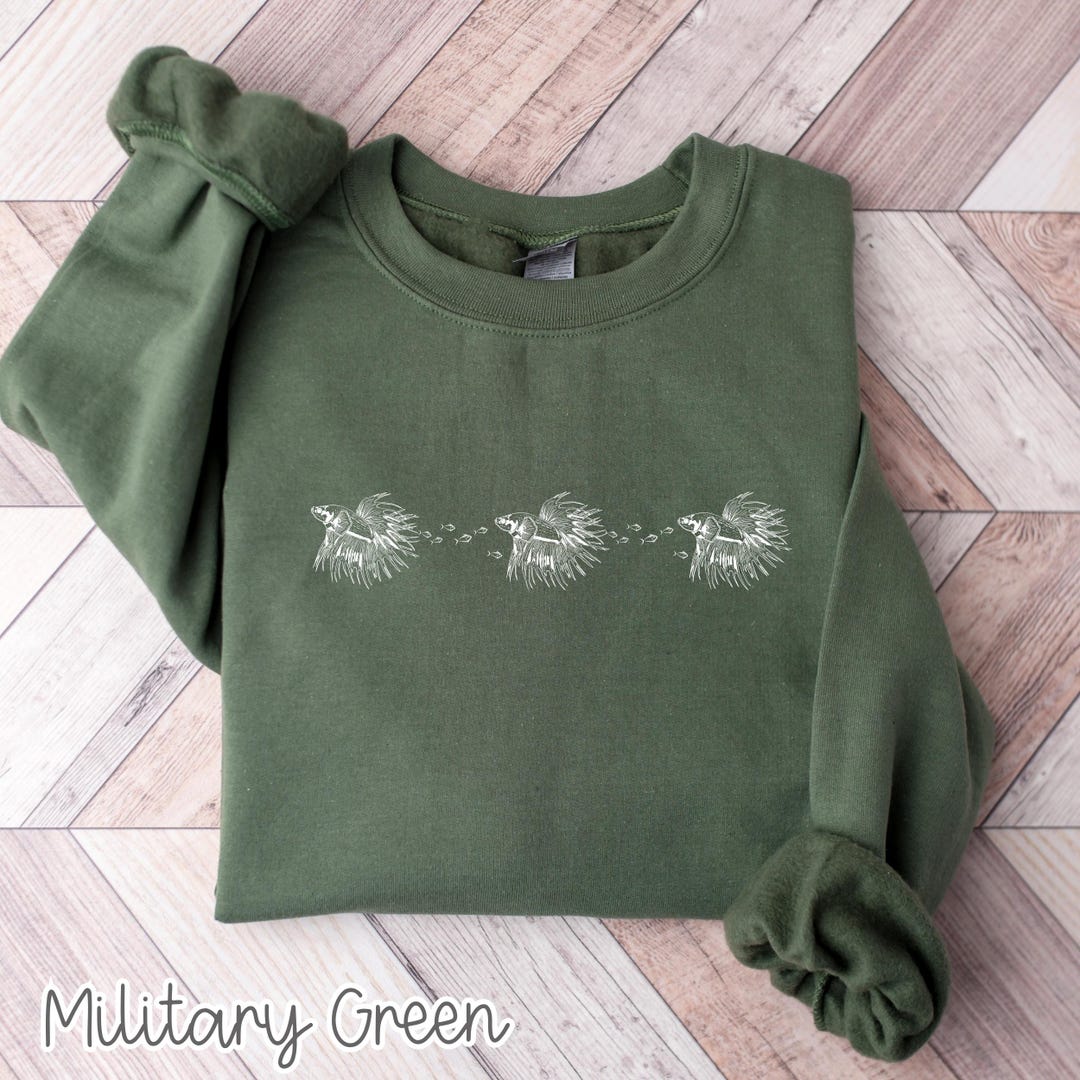 Betta Fish Sweatshirt, Betta Fish Shirt, Animal Lover Sweatshirt, Fish ...