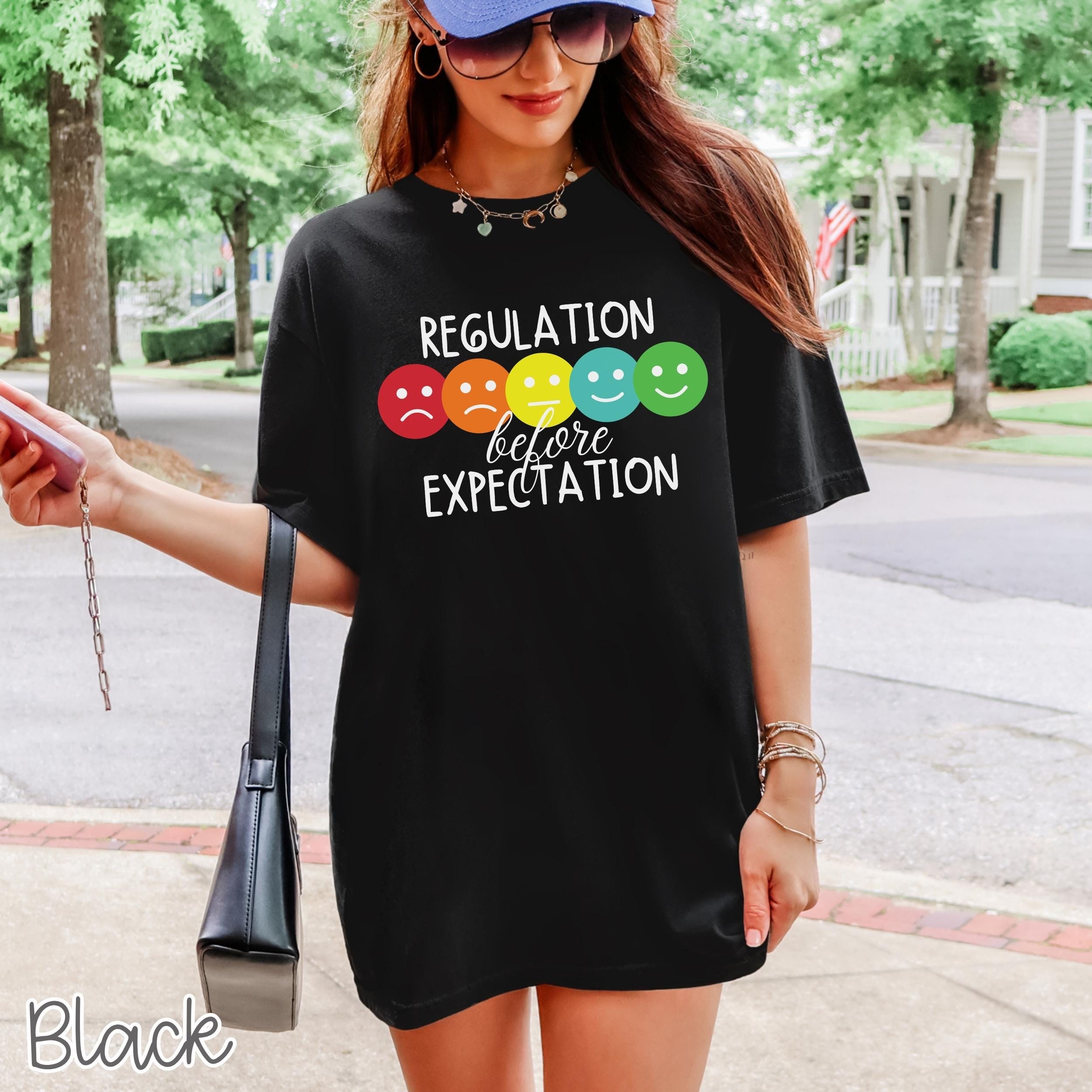 Regulation Before Expectation, Autism Shirt, Special Education Tshirt ...