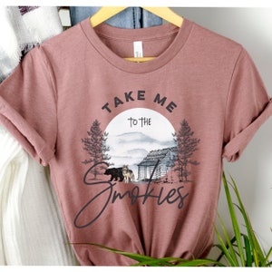 Smoky Mountains Shirt Tennessee Shirt, Hiking Shirt, National Park Shirt, Smokey Mountains Shirt, Travel Shirt