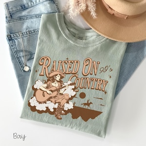 Raised on 90s Country Shirt, 90&#39;s Country Shirt, Nashville Shirt, Country Music Lover Tee, Country Concert Tee, Southern Girl Shirt