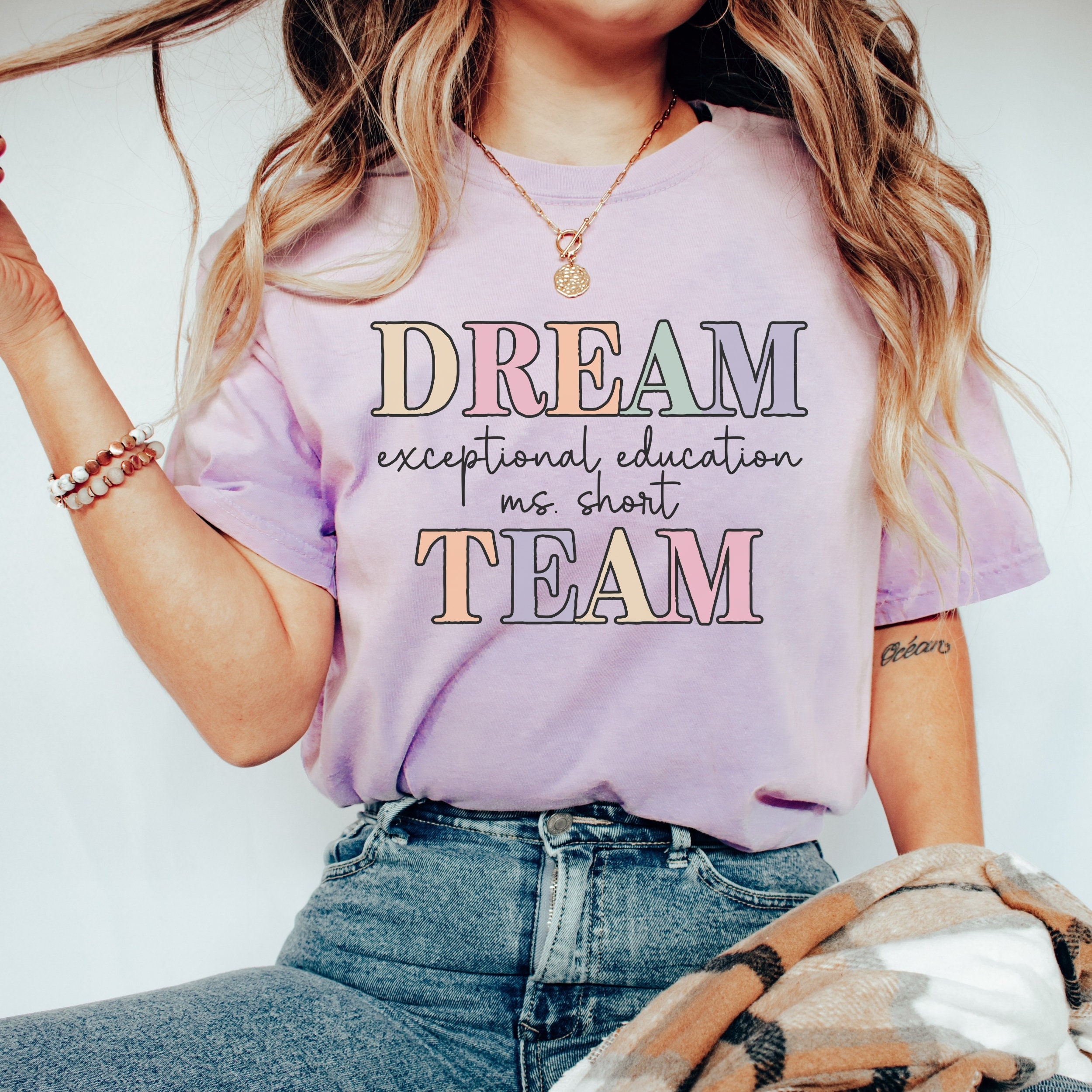 Custom Dream Team Exceptional Education Shirt, Special