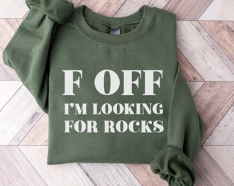 Rock Collector Shirt, Geologist Gift, Rock Hound, Looking for Rocks, Funny Geologist Tee, Women's Hiking Shirt, Rock Hunter, Rock Lover