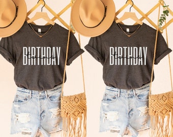 Birthday Twins shirt, Matching Shirts, Birthday Shirt, Birthday Party Outfit, Twins Shirts, Same Birthday shirts, Personalized gifts