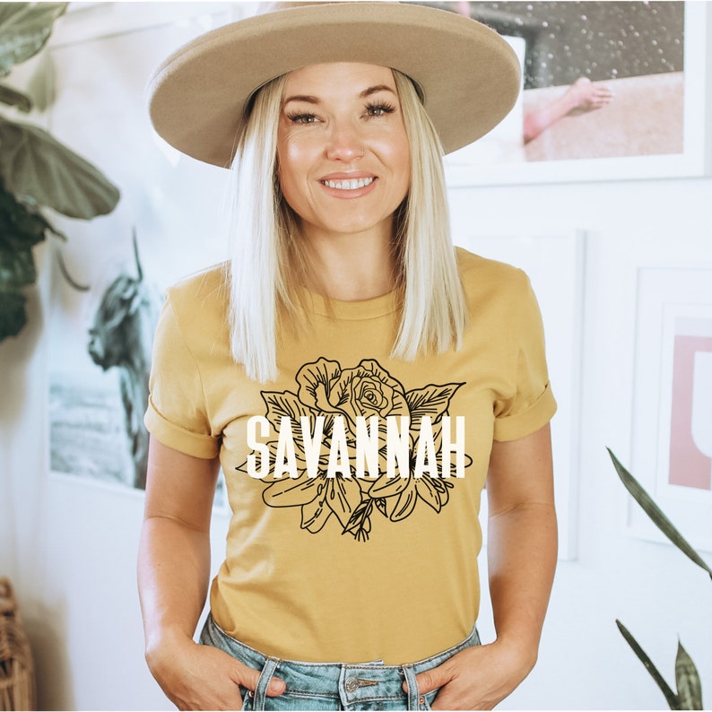 Savannah Love T-shirt, Savannah Georgia T-shirt, Savannah T-shirt, Savannah Wedding, Savannah Bachelorette, Savannah Gift image 3