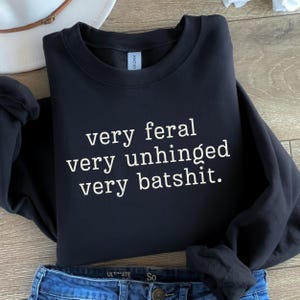 Bipolar Sweatshirt Mania Sweatshirt Mental Health Depression Sweatshirt, Mental Health Sweatshirt, Therapy Sweater, Unhinged Shirt