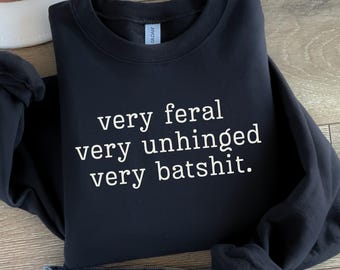 Bipolar Sweatshirt Mania Sweatshirt Mental Health Depression Sweatshirt, Mental Health Sweatshirt, Therapy Sweater, Unhinged Shirt