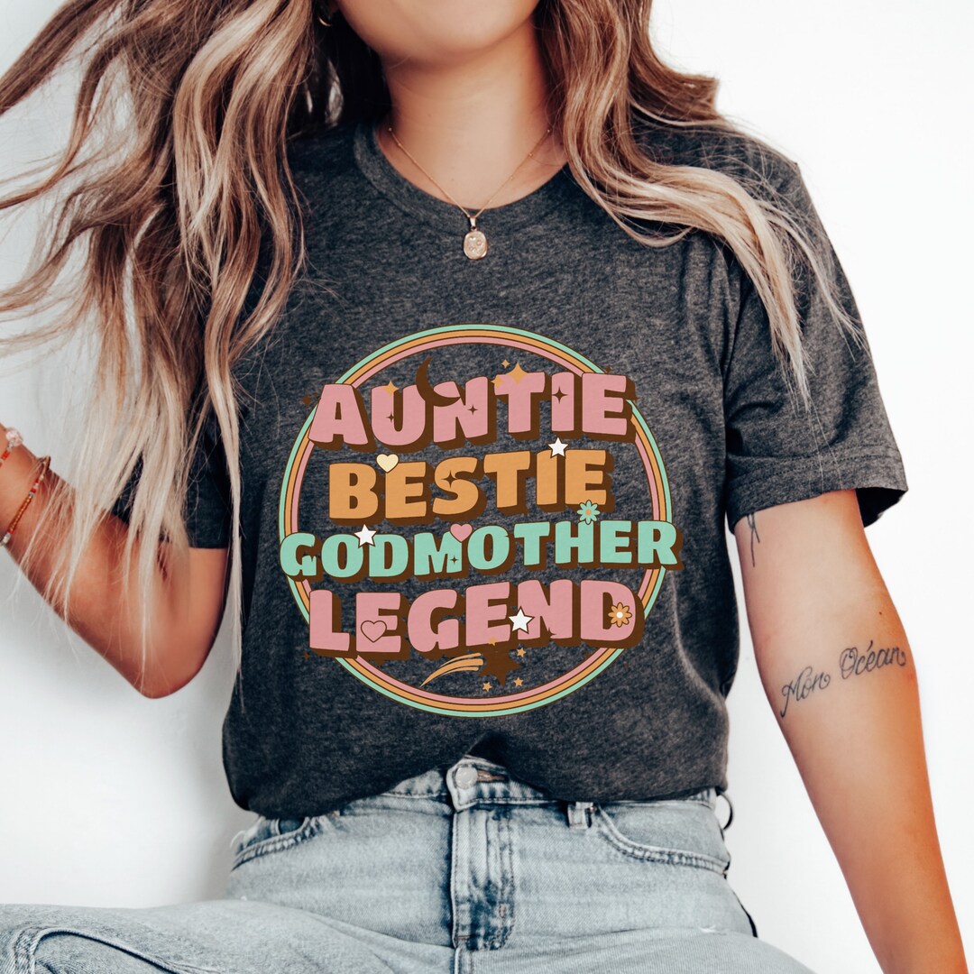 Aunt Godmother Legend Shirt Funny Godparent Tee Shirt Gift - Etsy