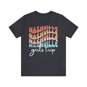 Nashville Girl Trip Shirt, Nashville Shirt, Custom Besties Tshirt, Boots and Besties Shirt, Bachelorette Party Tee, Nashville Trip Shirts Bild 10