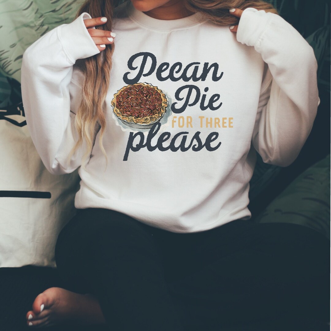 Pecan Pie for Three Please, Expecting Twins Shirt, Funny Fall Maternity