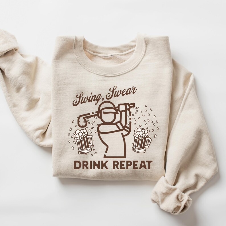 Golf Sweatshirt Women's Golf Shirt Girls Golfing Shirt Female Golf