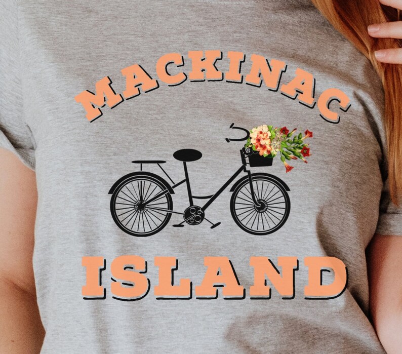 Mackinac Island Shirt Mackinac Tshirt Travel Shirt Bike Etsy