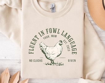 Chicken Sweater Funny Chicken Shirt Chicken Floral, Chicken Hoodie Chickens Sweatshirt Gift For Chicken Lover Country Farmer Shirt