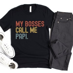 Funny Papi Shirt, Papi Shirt, Papi Father&#39;s Day Gift, Gift For Papi, Best Papi Ever Tee, Pregnancy Reveal, New Papi Gift, Gift For Dad