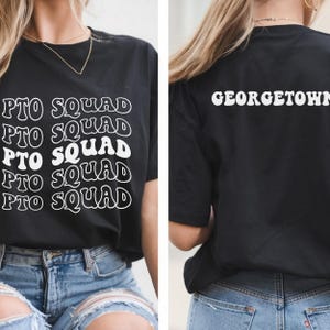 Custom PTO Shirt, PTO Squad Shirt, Parent Teacher Organization Shirt, Parent Teacher Association Shirt, PTO Crew Gifts