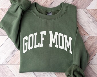 Retro Golf Mom Sweatshirt, Golfing Sweater, Golfing Gift, Golf Mama Gift, Cool Golf Team Shirt, Mother's Day gift