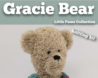 teddy bear knitting kit