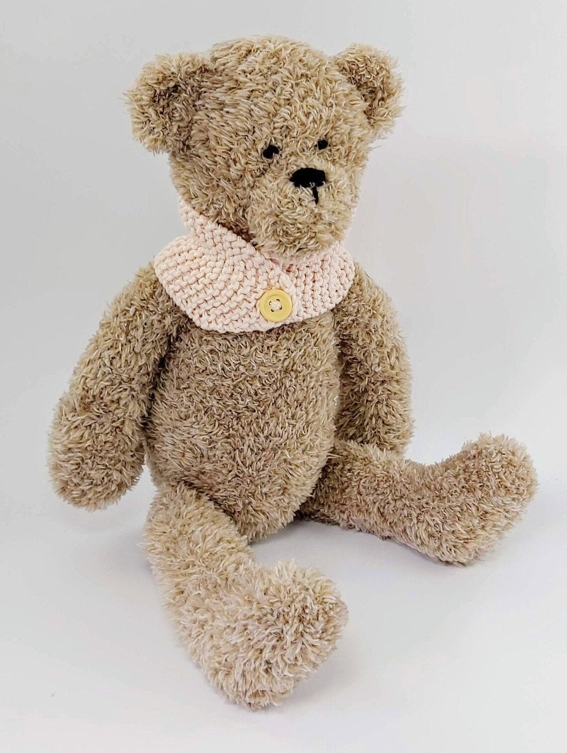 Knitting Kit Gracie Bear. Teddy Bear knitting kit. Easy Etsy