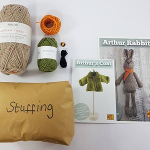 Arthur Rabbit Knitting Kit Make Your Very Own bunny rabbit Easy To Knit Pattern image 7