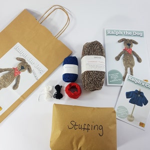 Ralph the Dog Knitting Kit Make Your Very Own dog Easy To Knit Pattern image 6