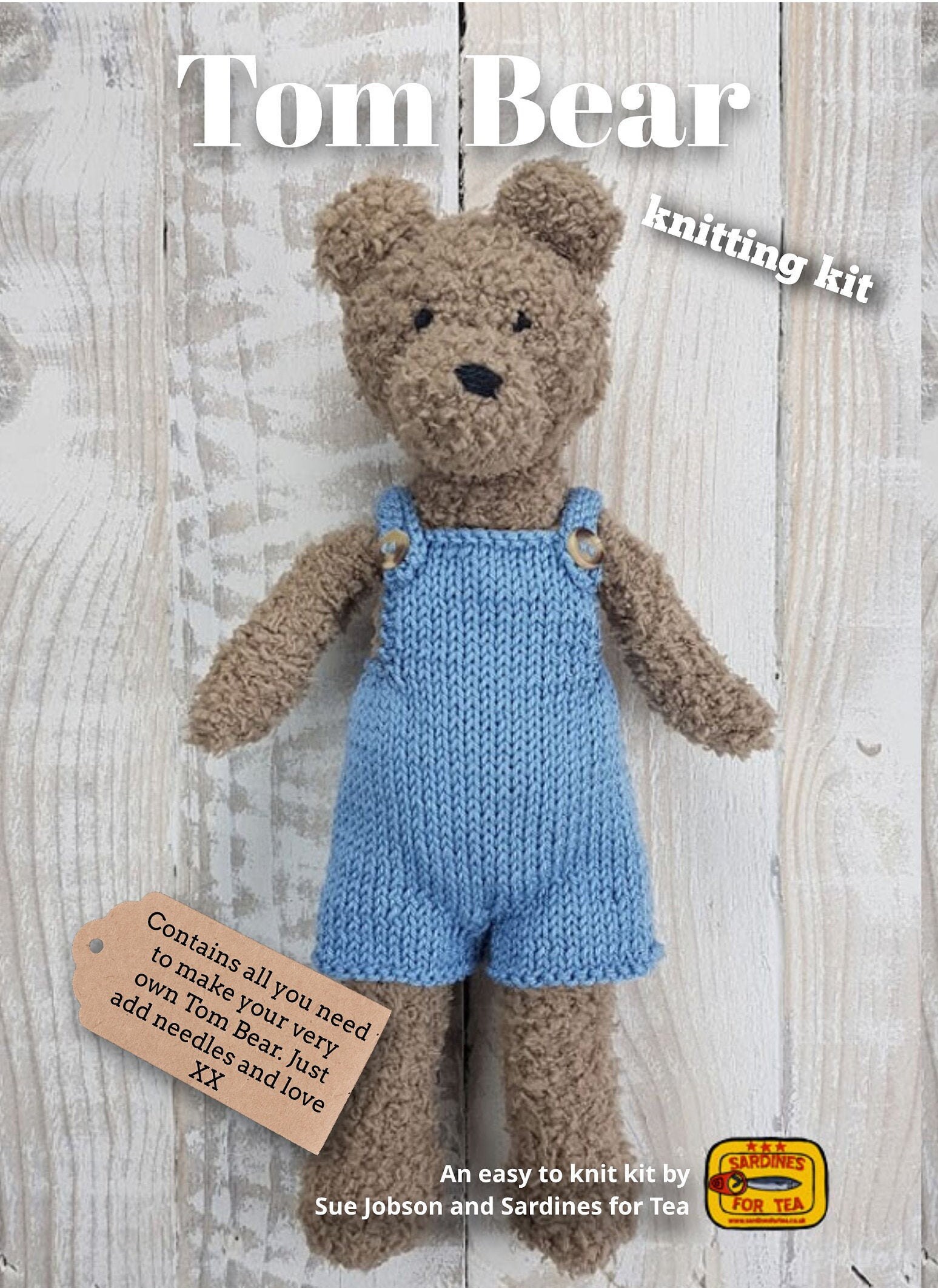 teddy bear knitting kit
