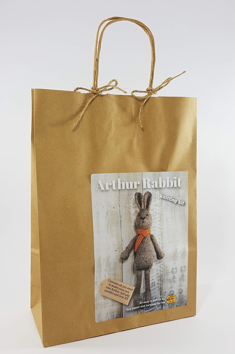 Arthur Rabbit Knitting Kit Make Your Very Own bunny rabbit Easy To Knit Pattern image 6