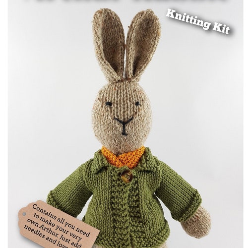 Arthur Rabbit Knitting Kit Make Your Very Own Bunny Rabbit - Etsy UK