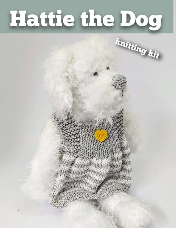 Hattie the Dog Knitting Kit Make Your 