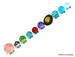 Solar System Planet Marbles Orrery Globe Display Collection - 10 Planets Set - 14-22mm Space Astronomy Glass Earth Marble 