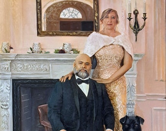 Ritratto personalizzato dipinto a olio: arte personalizzata da foto