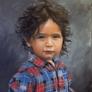 Custom Oil Painting Portrait: Personalized Photo to Canvas Art