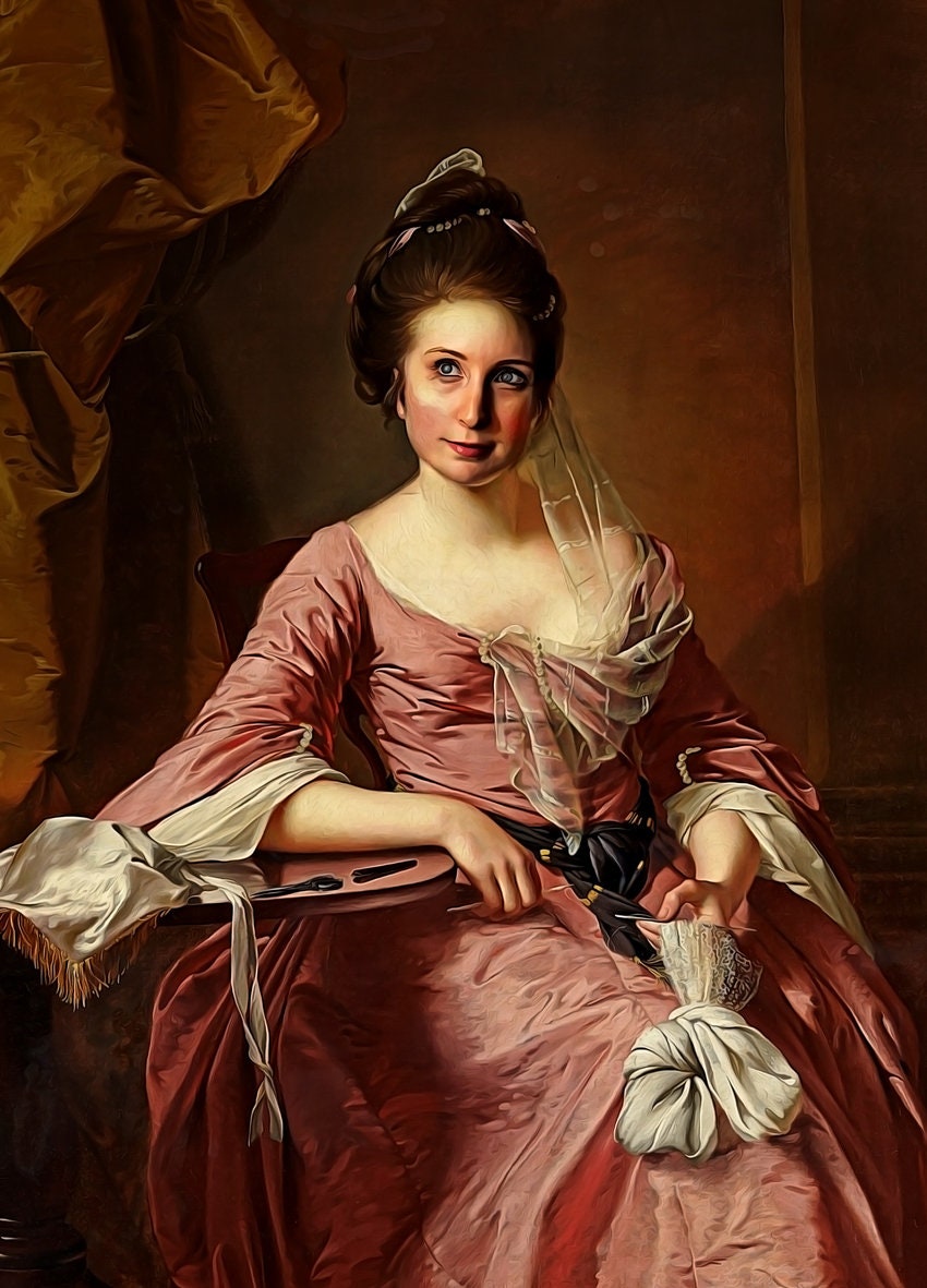Custom Classic Portrait Oil Painting From Photo Renaissance Etsy UK