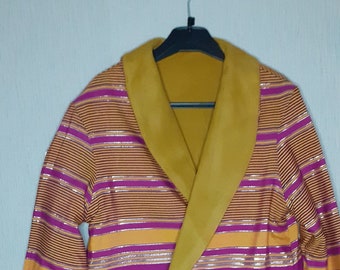 Veste ADO reversible Alhindi, sahari na subaya rose- laine - Comores Somalie - pour mariage