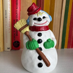 frosty the snowman vintage Christmas figurine