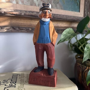 カナダ製 ヴィンテージ【HANNAH CANADA】木彫り オブジェ 置物 Hannah Canada Carving - Etsy