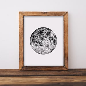 Moon Art Print