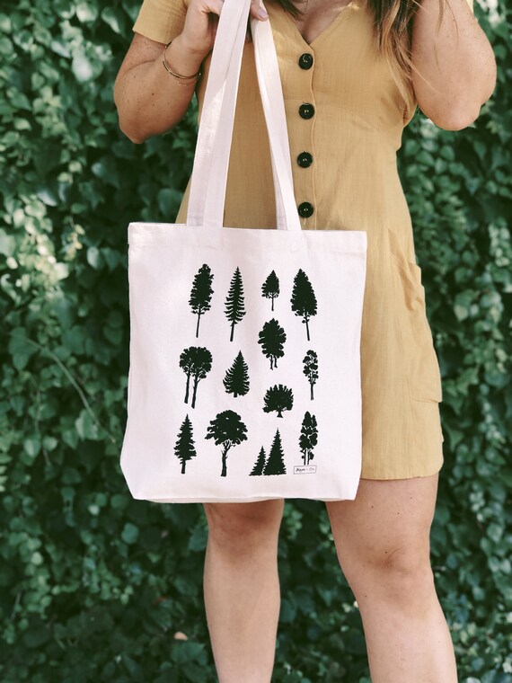Botanical Monogram Embroidered Tote Bag & Scarf Set