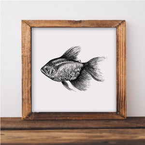Tropical Fish + Coral Reef Art Print - Scuba Diver Gift, Scuba Print Coral Reef Art Coral Print, Coral Illustration, Coastal Decor Active