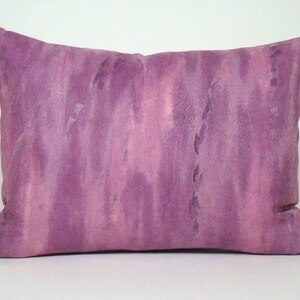 Japanese silk obi pillow cover, abstract lumbar pillow, pink accent pillow, silk throw pillow, vintage obi, modern decor, zen gift for women
