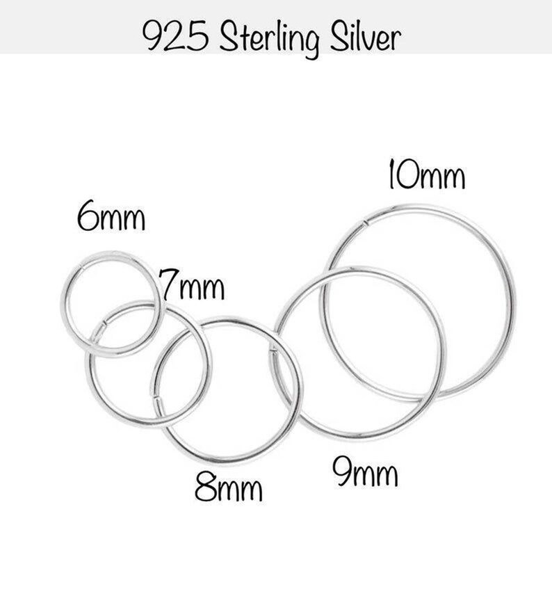 Simple Small Nose Stud Ring Nose Hoop Cartilage Hoop Ring Etsy